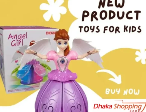 Angle Doll Twiddle Dancing Angel Girl Robot with Lights and Music , Beautiful Fairy Princess Doll Universal Light Musical Dancing Angel Doll Toy for Kids – Dhaka Glory