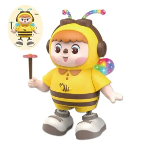 Children Plastic Toy Dancing Bee Robot Toy Battery Operated Toy for Toddlers