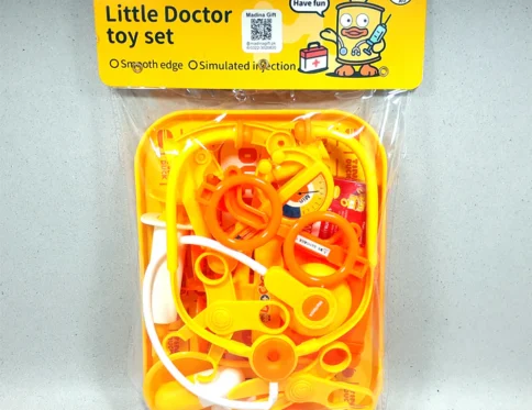 Little Doctor Play Set With Stethoscope & Accessories – 18 Pcs
